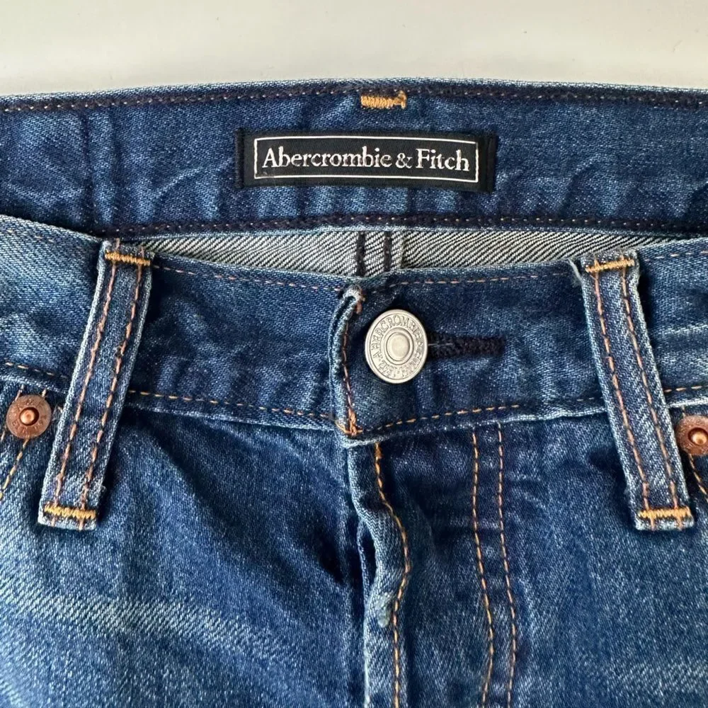 ABERCROMBIE & FITCH Button-Up Denim Shorts Size 26